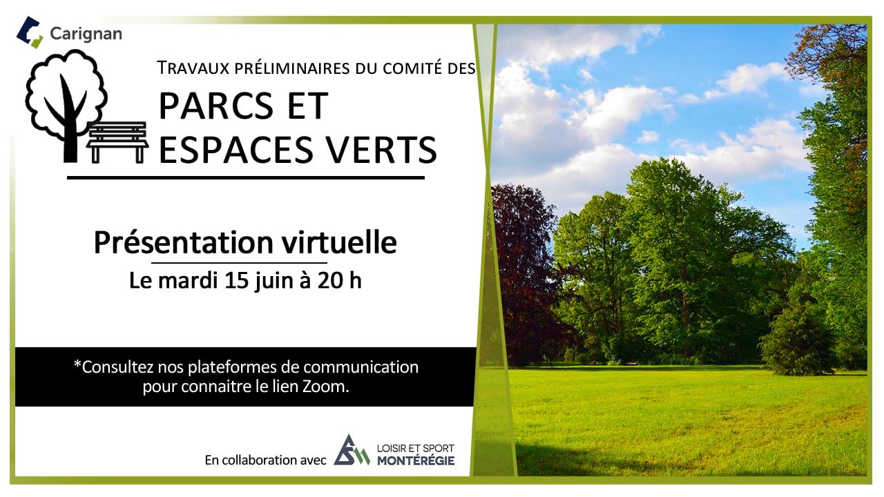 Plan directeur des parcs et espaces verts