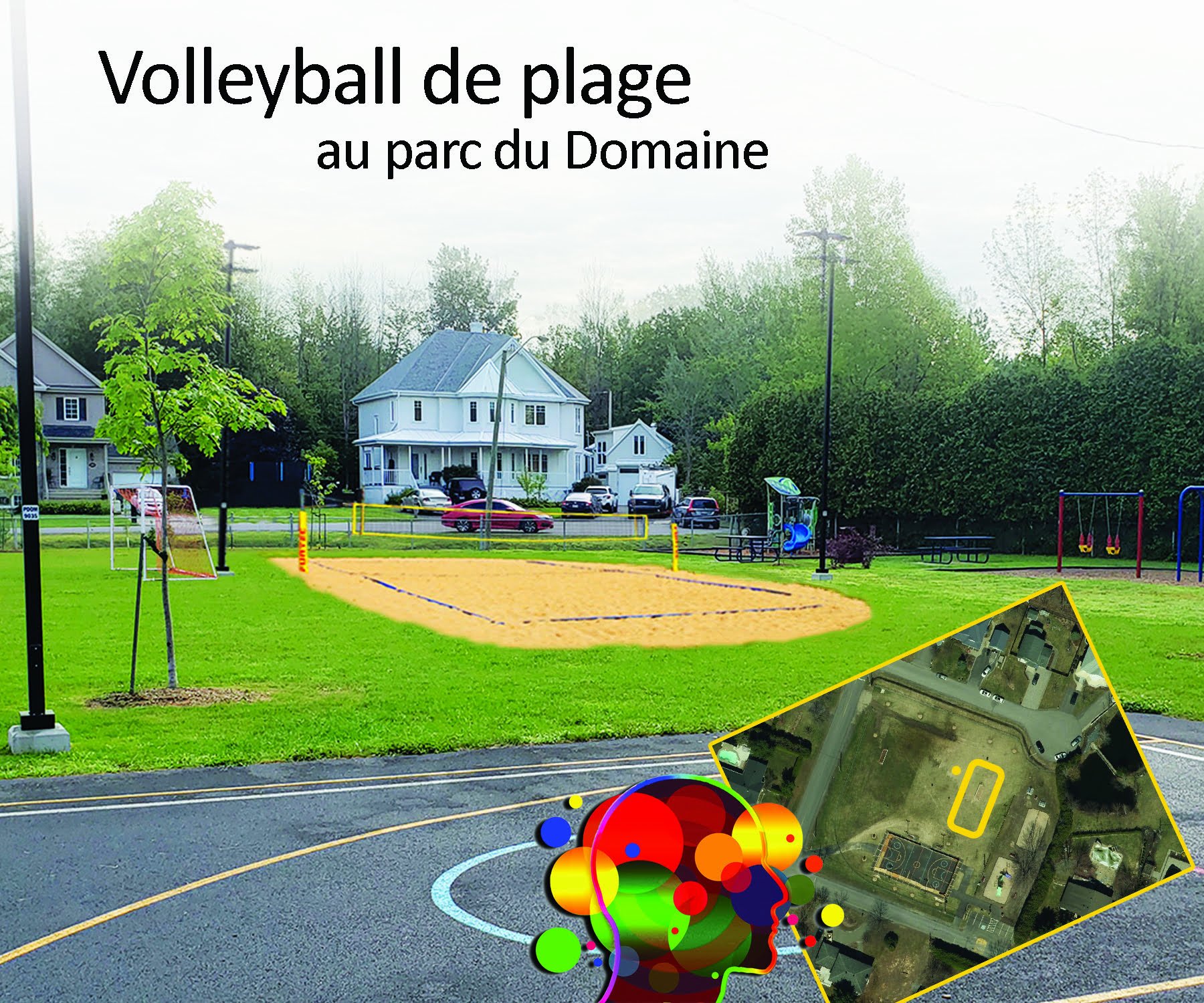 Volleyball de plage - Avec titre